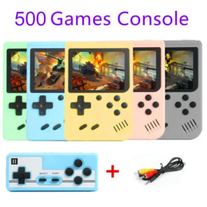 Retro Portable Mini Handheld Video Game Console 8 Bit 3.0 Inch Color LCD Kids Color Game Player Built in 500 Games