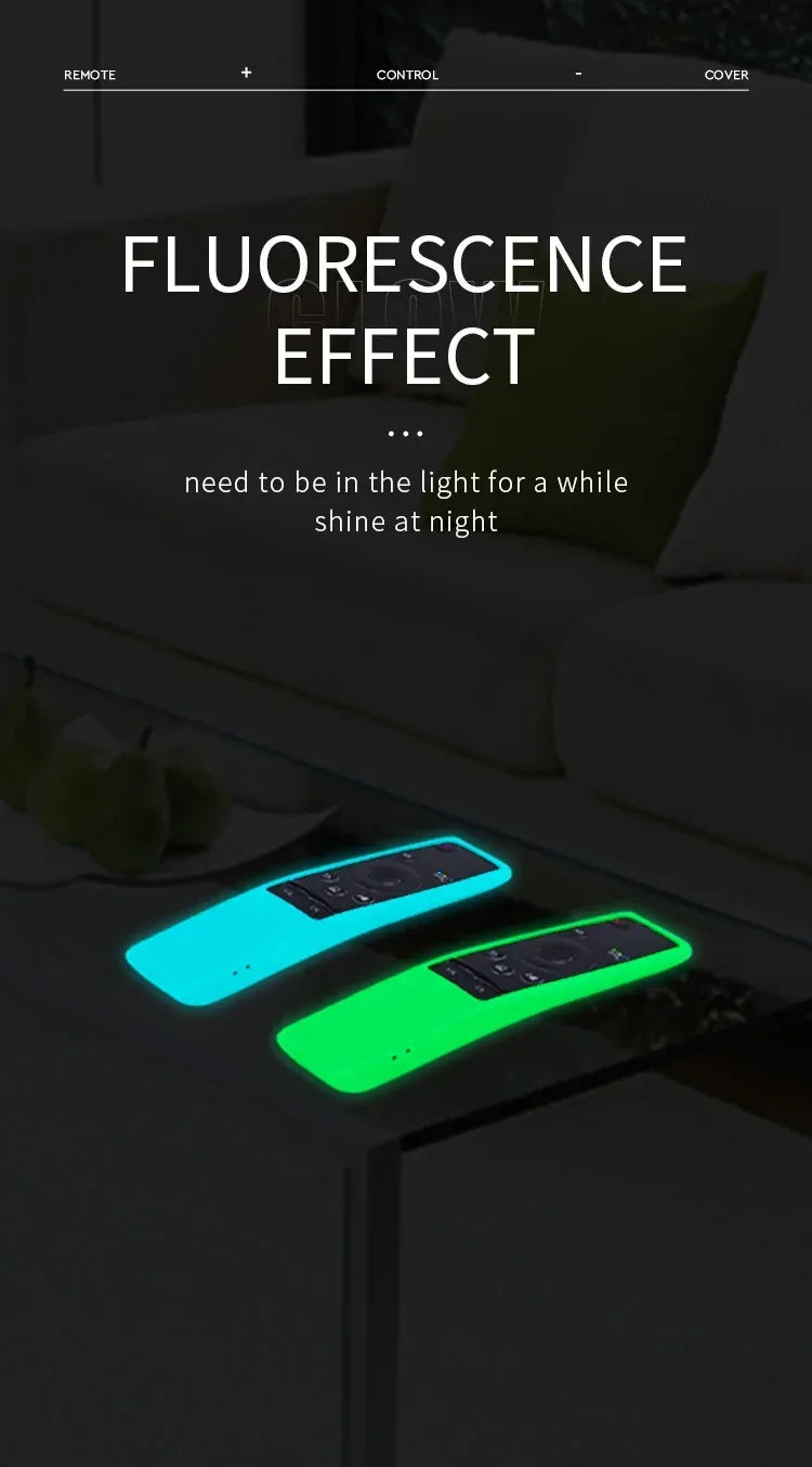 Remote Control Sleeve 1 Piece Luminous Silicone Case For Samsung Smart TV BN59-01312A 01312H BN59 01241A 01242A Remote Control