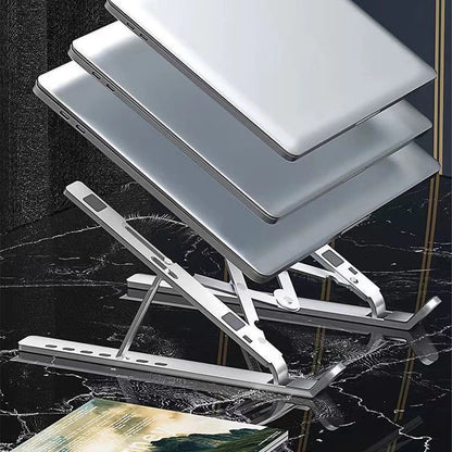 Aluminum Alloy Laptop Stand Heat Dissipation Adjustable Multifunctional Notebook Holder for Office and Gaming