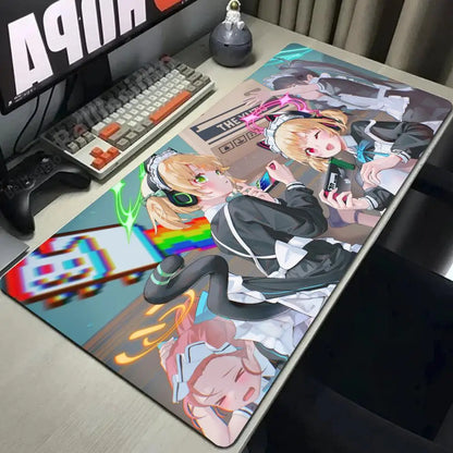 Game Blue Archive Mousepad Mouse Mat Desk Mat With Pad gaming accessories Prime Gaming XXL 1200x600x5mm Keyboard Pad
