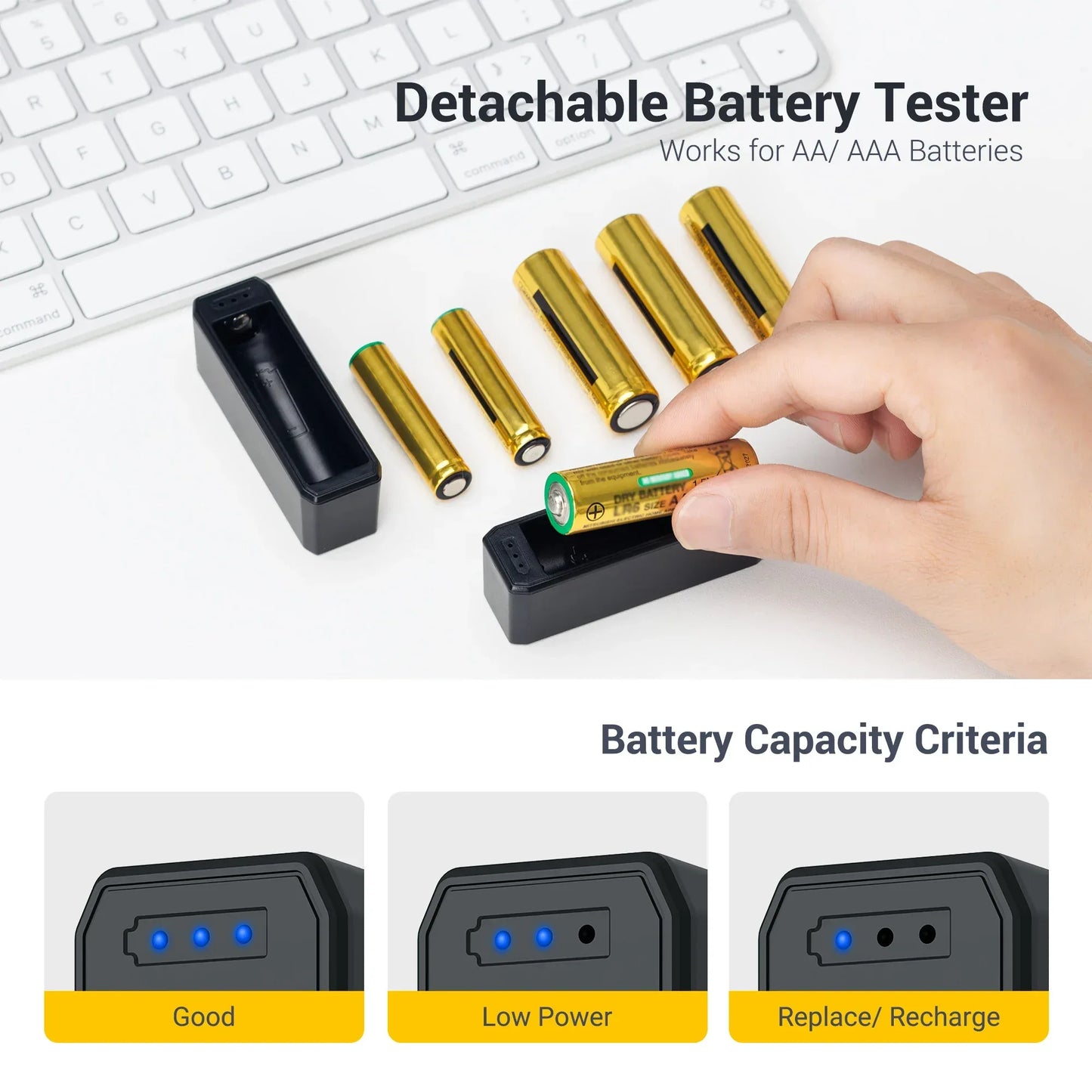 Multi Slots 18650/21700/AA/AAA/Coin Battery Case Storage Box Container Holder IP67 Waterproof And Dustproof Battery Storage Box