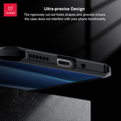Xundd Phone Case For Xiaomi 15T Pro/15T Airbag Shockproof Back Transparent Cover with Camera Protection,Acrylic+TPU Hybrid Shell
