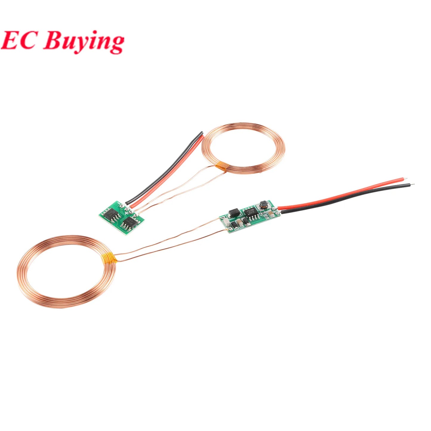 Wireless Power Supply Module Wireless Charger Module Charging Transmission 5V to 12V High Current Circuit Board for DIY Phone