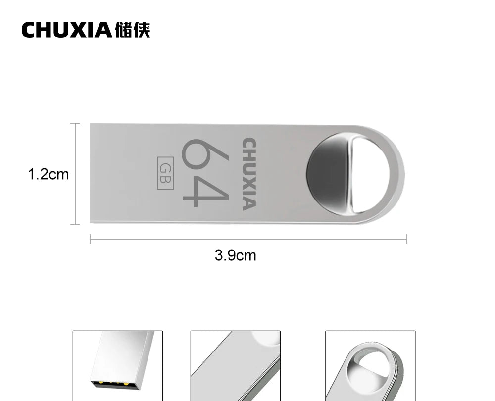 10PCS USB Flash Drive 3.0 Pendrive Stick 64GB Waterproof Memory USB Drive 128GB Hight Speed Pen Drives Flash USB Key Chain Gift