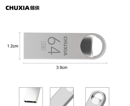 10PCS USB Flash Drive 3.0 Pendrive Stick 64GB Waterproof Memory USB Drive 128GB Hight Speed Pen Drives Flash USB Key Chain Gift