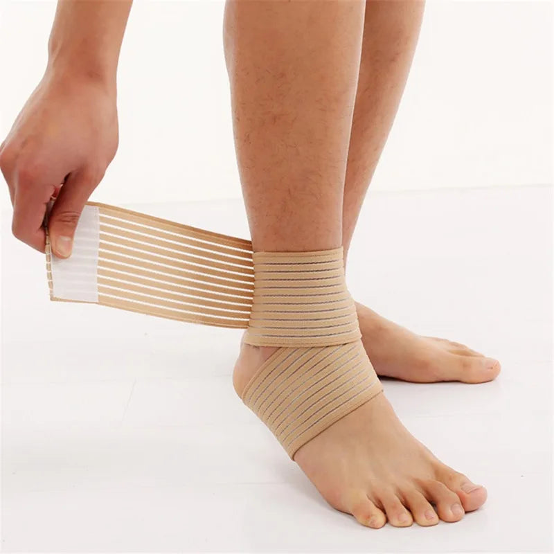 1Pcs Fitness Sports Ankle Brace Gym Elastic Ankle Support Gear Foot Weights Wraps Protector Legs Power Weightlifting 20*26cm