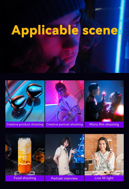 10inch RGB LED Photography Video Light Panel Lighting Photo Studio Lamp Kit Remote Control For Shoot Live Streaming Tripod Stand