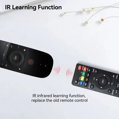W1 Air Mouse Wireless Keyboard Remote Control 2.4G IR Learning 6-Axis gyroscope Motion Sense for Smart TV Android TV Box PC