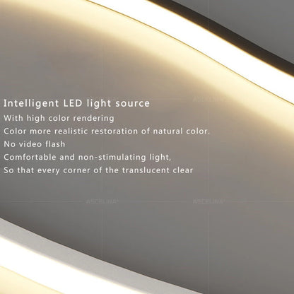 LED Wall Lamp 60/80CM Remote Control Wall Sconce Living Room TV Background Decor Bedroom Kitchen Stair Home Decor Led Lighting
