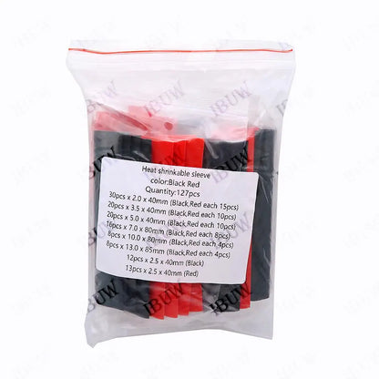 328PCS 164-560pcs Heat Shrink Tube Tubing Insulation Shrinkable Tube Assortment Electronic Polyolefin Wire Cable Sleeve Kit