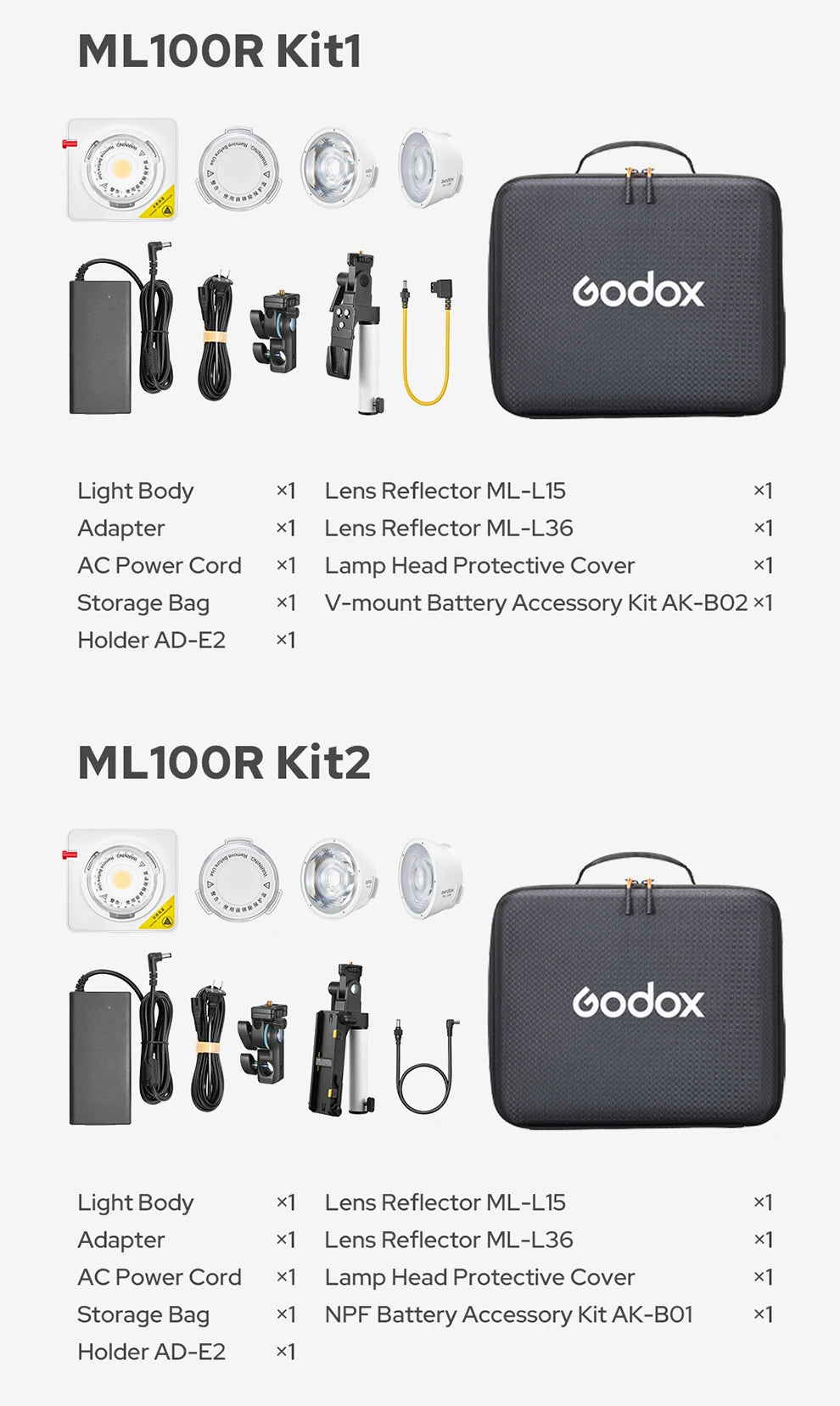 Godox ML100R 110W RGB LED Video Light 2800-6500K 11 FX Effects APP Control Godox Mount for Filmmaking/Live Streaming/Vlog