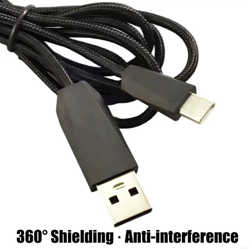 PVC Replacement Charging Cable For ROG DeltaS Headphones Data Cord 180cm K1KF