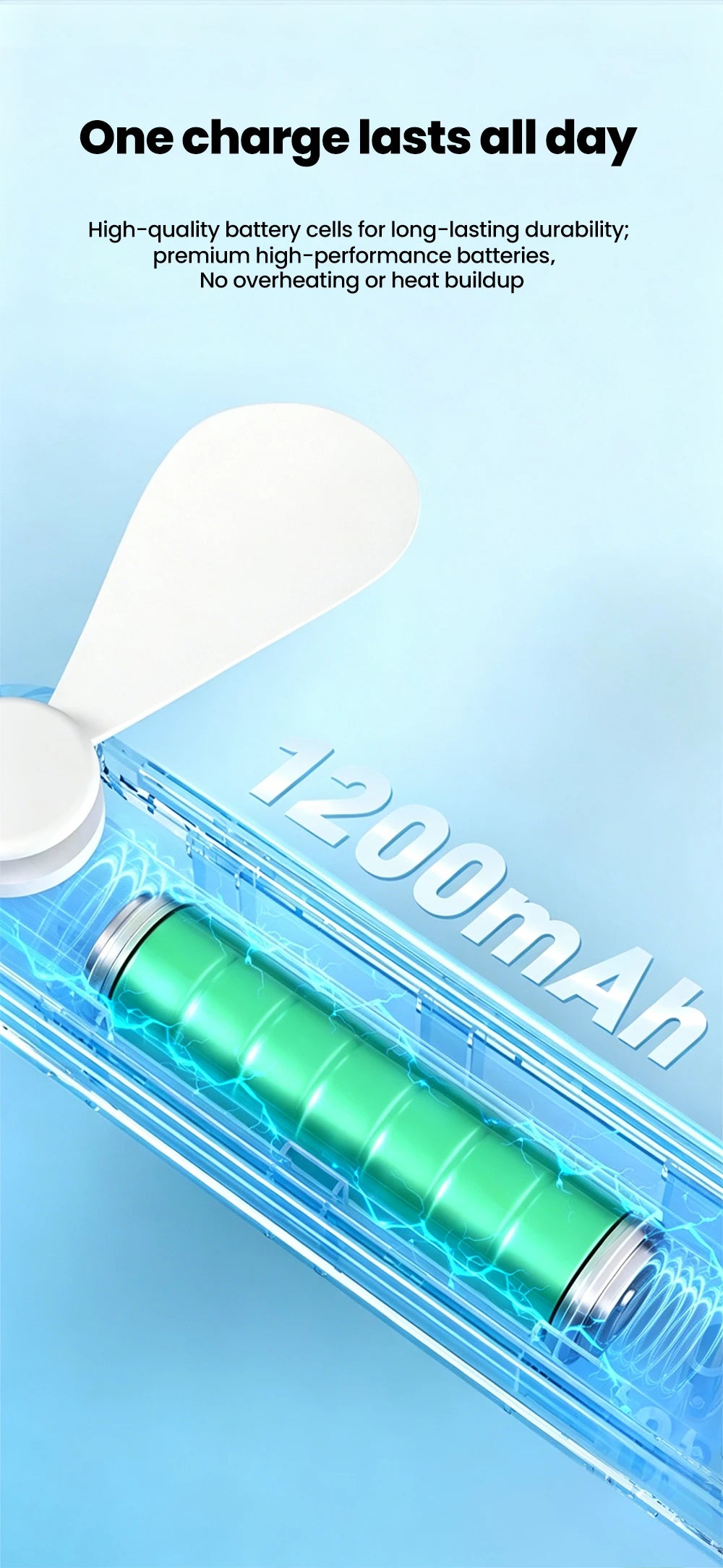 Portable Mini Fan Handheld Small Fan Extendable USB to Type C Charging Fan 2-in-1 Multi-Functional Mobile Phone Charging Fan