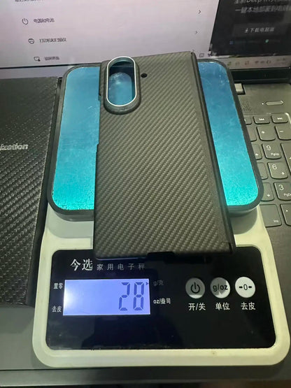Genuine Aramid Carbon Fiber Magsafe Case for Samsung Galaxy Z Fold 6 Fold 7 Matte Bulletproof Thin Hard Magnetic Wireless Cover