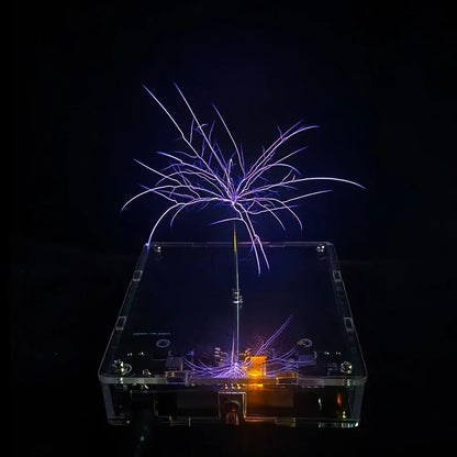 10cm Tesla Coil Arc Generator Touchable Artificial Lightning for Physics Teach Electromagnetic Science Popularization Experiment