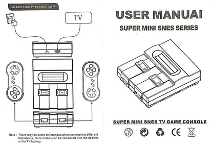 Retro Game For Snes 8 Bit Games Retro Mini TV Video Game Console With 821 Built-in Games For Snes Two Gamepads AV Out