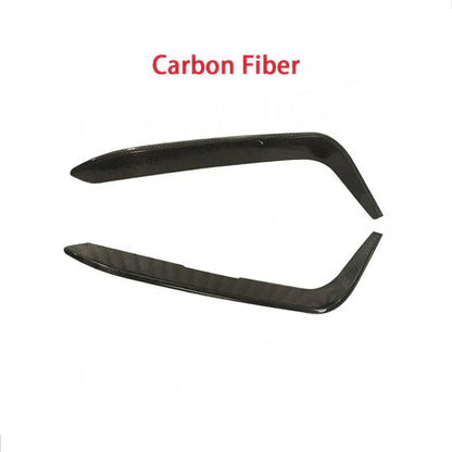 Carbon Fiber FRP Fog Lamp Bumper Fins Trims Decoration for Alfa Romeo Giulia 2016 2017 2018 2019 Sport Standard Car Accessories