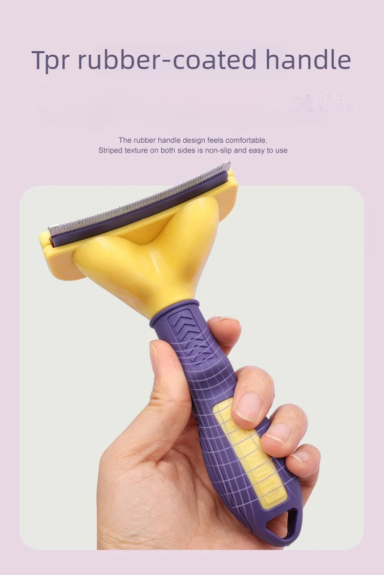 Pet Brush, Grooming Tool, Deshedding Comb, Teddy and Golden Retriever Hair Removal Brush, Pet Cleaning Supplies, Dog Brush