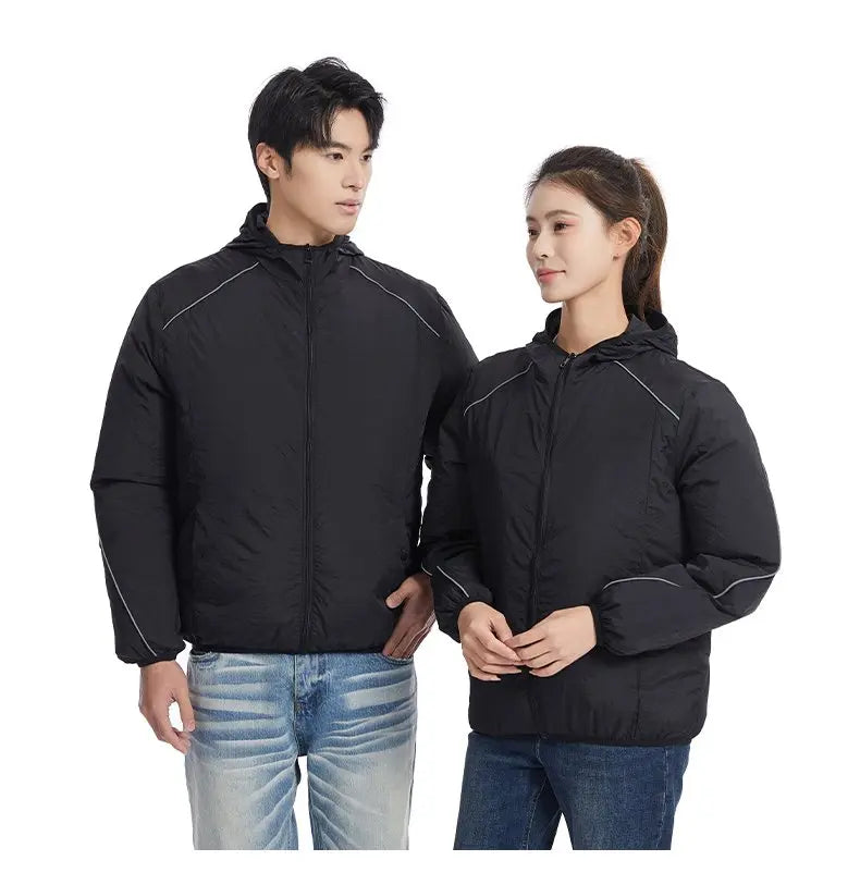 Summer Cooling Vest For Couples Breathable Fan Air Conditioner Jacket Sleeveless Heat Resistant Outdoor Workwear