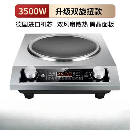 Hemisphere commercial high-power induction cooker flat concave kitchen milk tea soup braised meat  hot plate  induction cooker