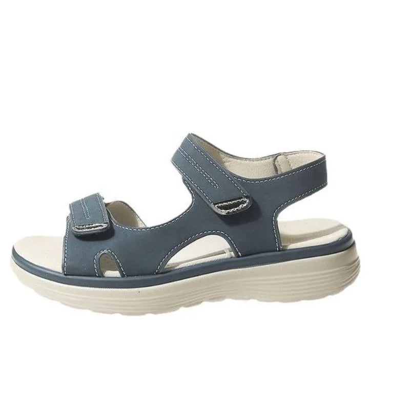 Summer Wedge Sandals for Women 2025 New Plus Size Fashion Non Slip Beach Shoes Casual Woman Lightweight Platform Sandals