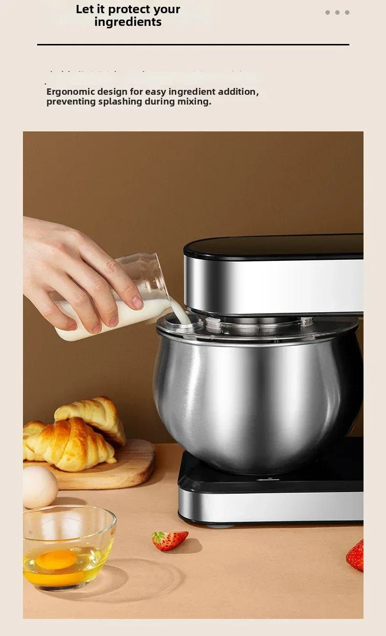 Stand Mixer – Home Kitchen Machine with Dough Hook, Beater & Whisk, 1200W Powerful Motor for Baking/Cooking, Tilt-Head Design
