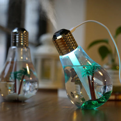 New Small Bulb Humidifier Bedroom Ultra Large Mist Desktop Air Humidifier