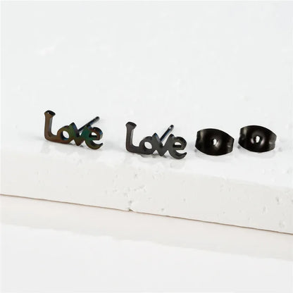 Fashion Small Heartbeat Stud Earrings Medical ECG with Heart Earings for Women Everyday Jewelry Girls Valentine's Day Gift