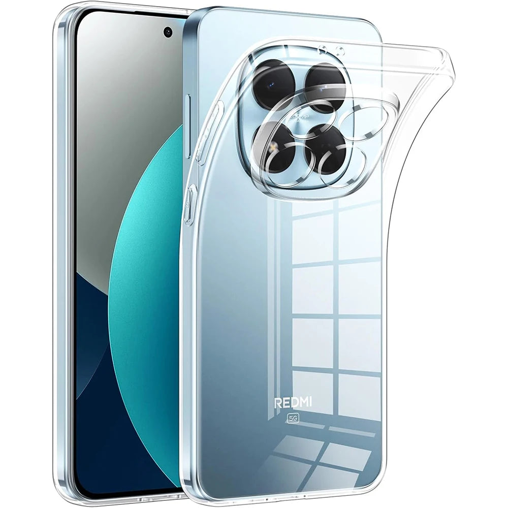 Ultra Thin Silicone Soft Case For Xiaomi Redmi Note 15 Pro Plus Pro+ 4G 5G Clear Transparent Shell Shockproof Slim TPU Cover