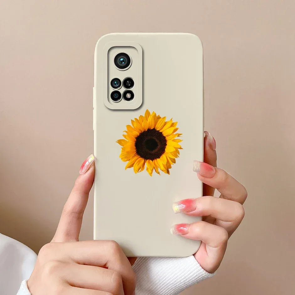 For Xiaomi Mi 10T 5G Phone Case Matte Liquid Silicone Shell For Xiaomi Mi 10T Pro 5G Cute Cat Cartoons Ultrathin Fashion Fundas