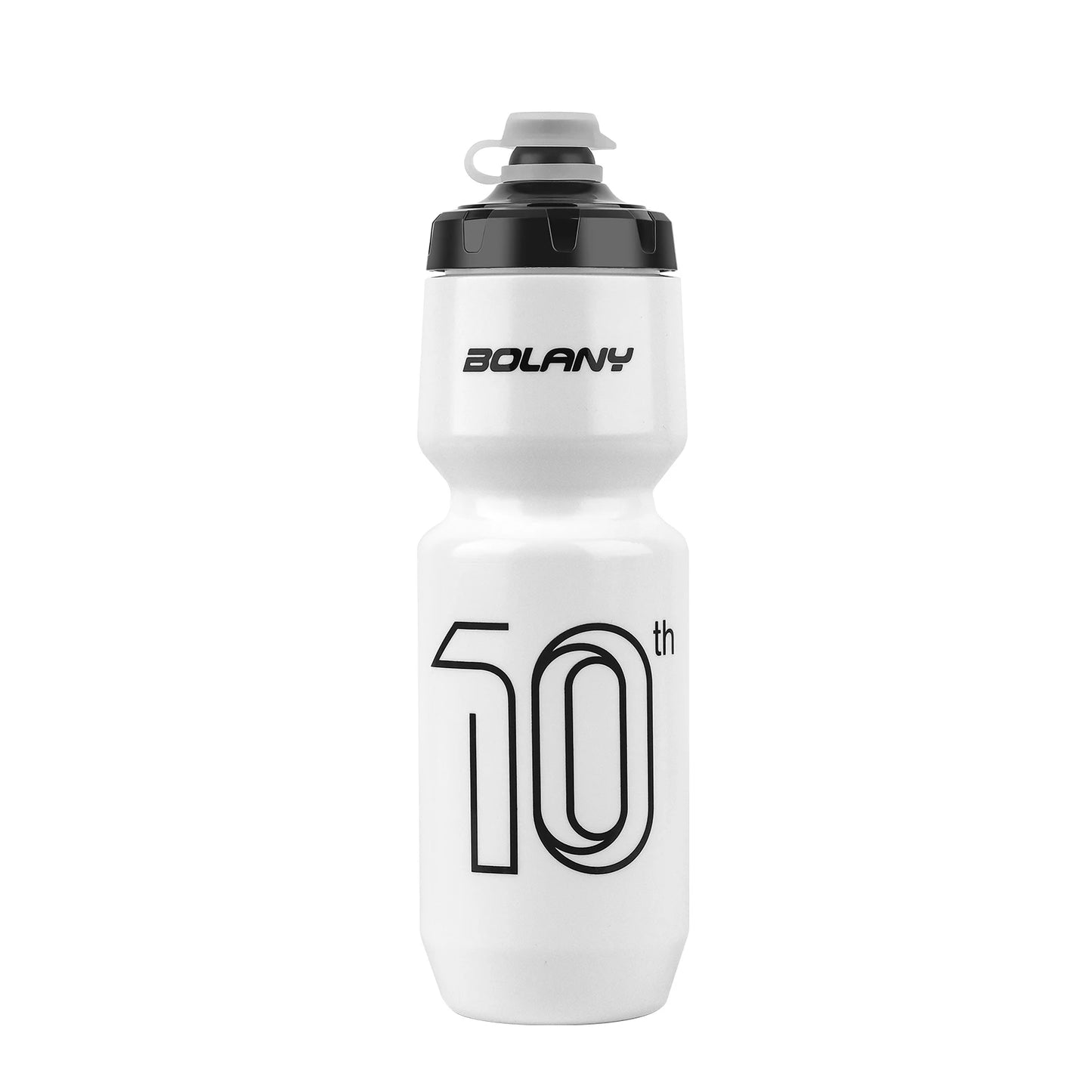 BOLANY 750ML Sports Bottle 10th Rubber Transparent Plastic with lid Bottle Portable Squeeze Drinking Outdoor Cycling Kettle