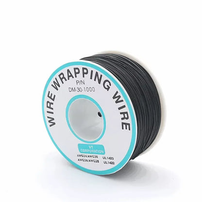 1Pcs 250M 30AWG Wire Cable 8 Color PCB Soldering Fly Iine Breadboard Jumper Colored Insulation Wrap Cable Tinned Pure Copper