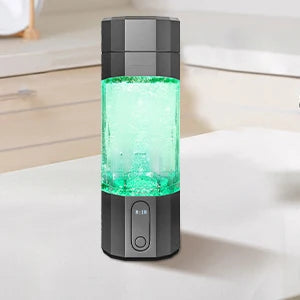 2026 New Upgrade 10000PPB Hydrogen Water Bottle Seven Colorful Light Hydrogen Water Generator with Pressure Relief Valve