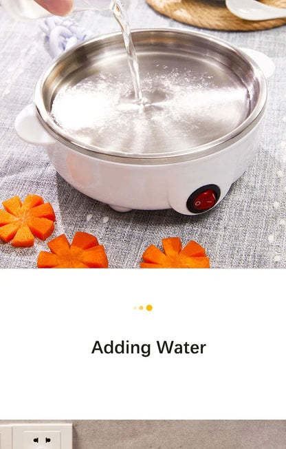 Egg Cooker Multifunctional Electric Egg Boiler Double Layers Egg Cooker Mini Steamer Poacher Kitchen Cooking Breakfast Machine