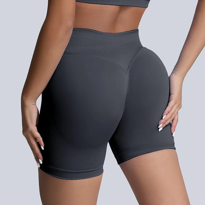 Impact Shorts Women High Waist Hip Lifting Yoga Short Fitness Seamless Elastic Workout Wear Woman Yoga Shorts Gym Female