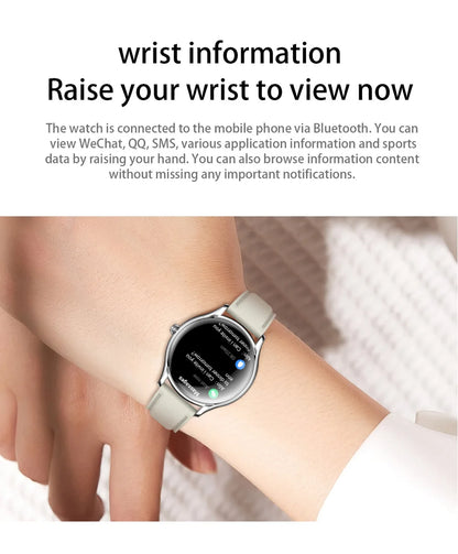 2025 New AMOLED Screen 7.9mm Ultra-thin Women Blue Tooth Call Smart Watch Heart Rate Health Lady Music Sport Fitness Smartwatch