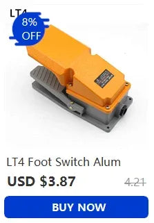 EKW-5A-B AC 380V DC 220V SPDT Momentary Control Foot Pedal Switch for Spot Welding Machine