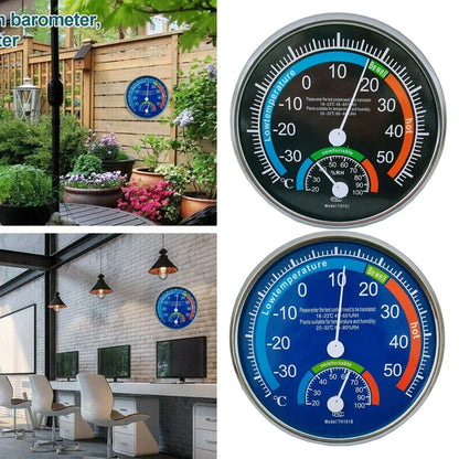 Thermometer Hygrometer for Thermo Analogue Humidity Room climate Control Inside