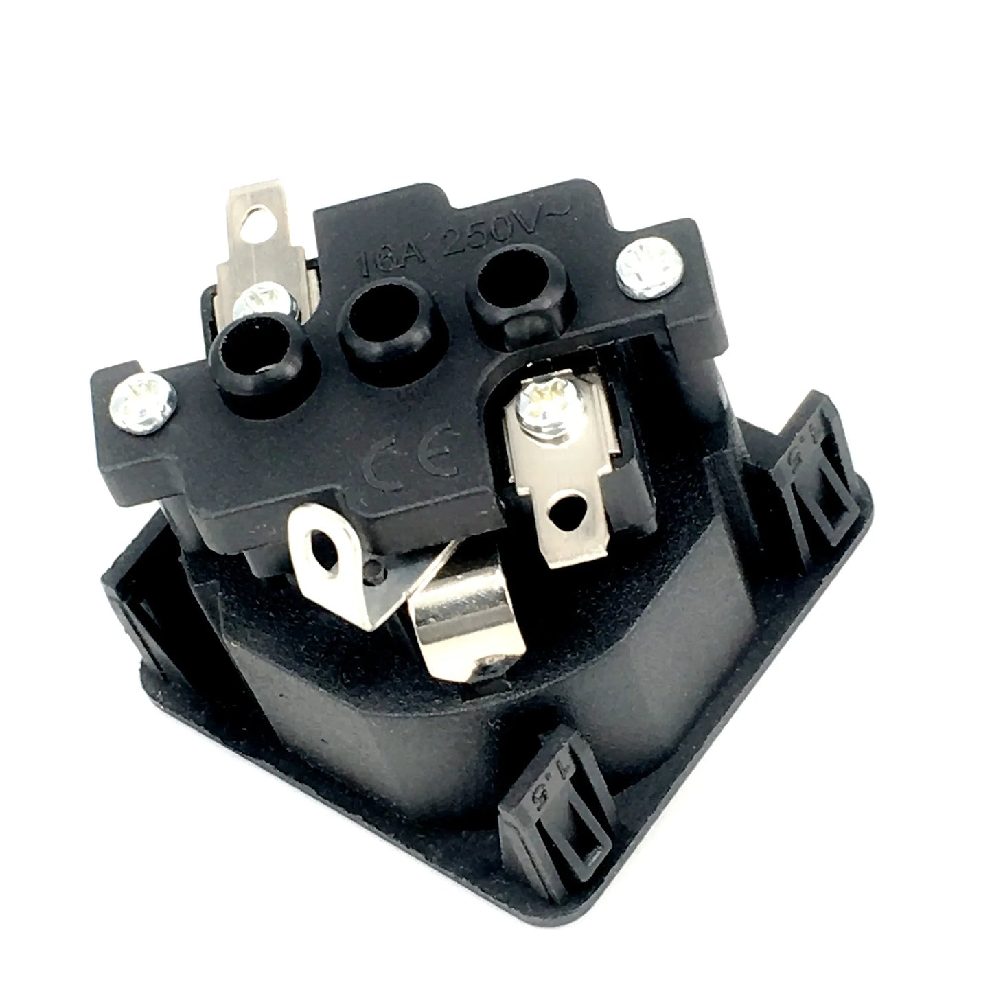 250v 16a germany AC PDU UPS EU power desktop outlet Embedded electrical Panel Receptacle AC socket European style French copper