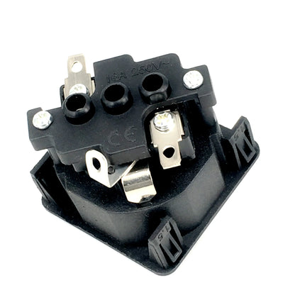 250v 16a germany AC PDU UPS EU power desktop outlet Embedded electrical Panel Receptacle AC socket European style French copper