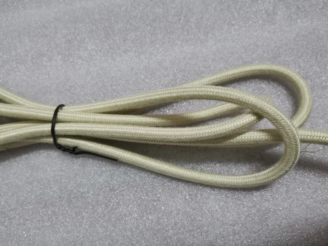 2m AC 220-250V EU Power Cord with Switch Fabric Covered Electrical Power Cable For DIY Table Lamp Cord