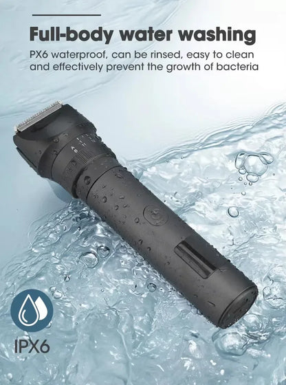 New Xiaomi IPX6 Waterproof Body Beard Hair Trimmer for Men 5 IN 1 Rechargeable Cordless Electric Razor Hair Clipper Shaver
