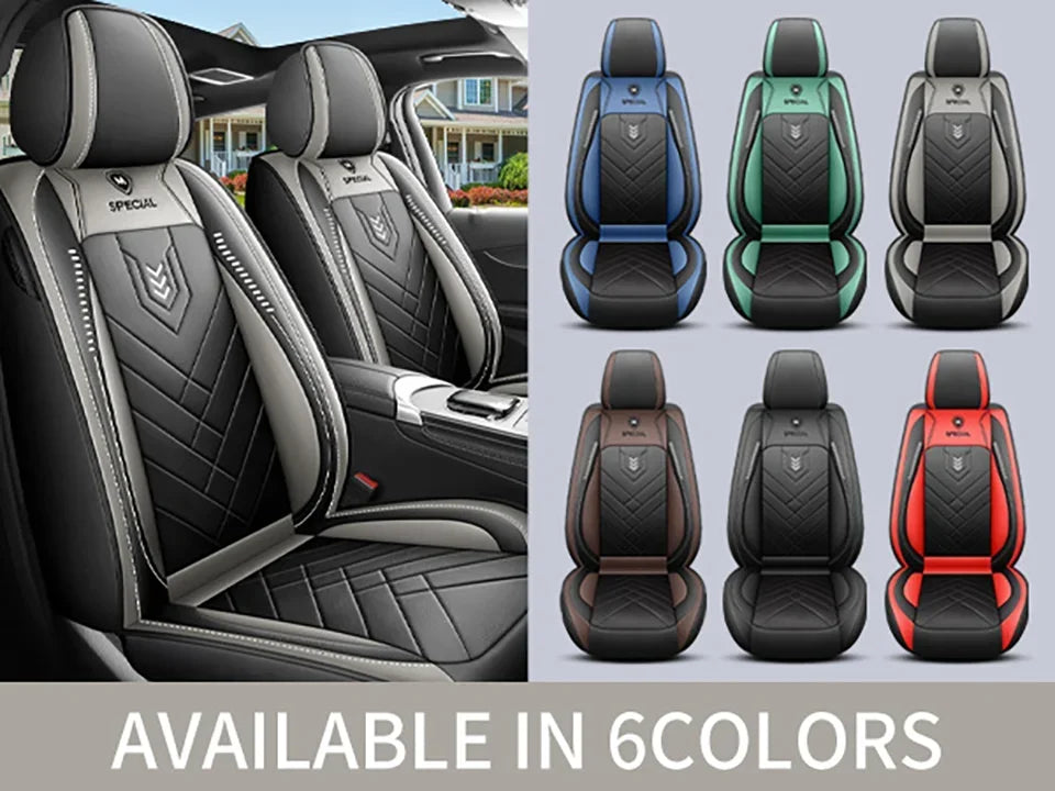 1pcs All inclusive seat cover full leather car seat cushion Driver's seat cover or passenger seat cover all season universal pad by PDG ibma