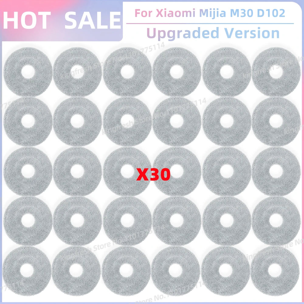 Fit For Xiaomi Mijia M30 D102, Xiaomi X20 Pro D102GL / X20 Max D109GL Parts Main Side Brush Filter Mop Cloth Dust Bag