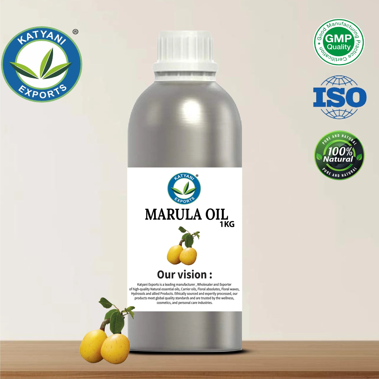 Private Label Pure Marula Oil Factory Price Gold Marula Carrier Seed Oil Katyani Exports From Madhya Pradesh