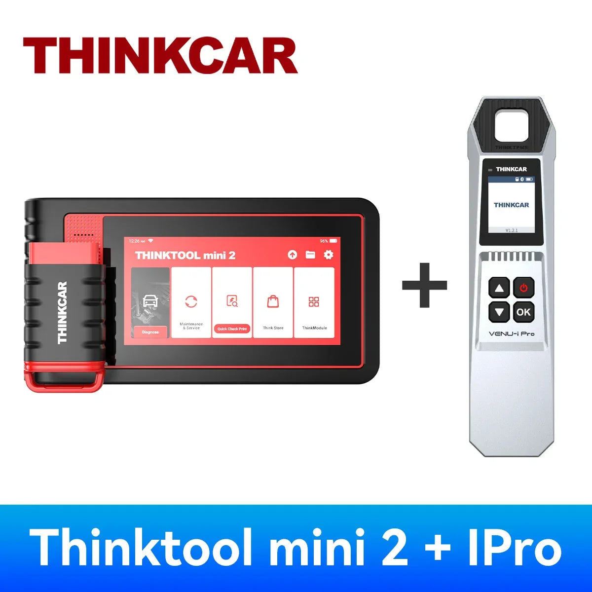 THINKCAR THINKTOOL MINI 2 CANFD Auto Car  Diagnostic Tools Obd2 Scanner Bi-directional Scan Tool 28 Resets Full System Diagnose