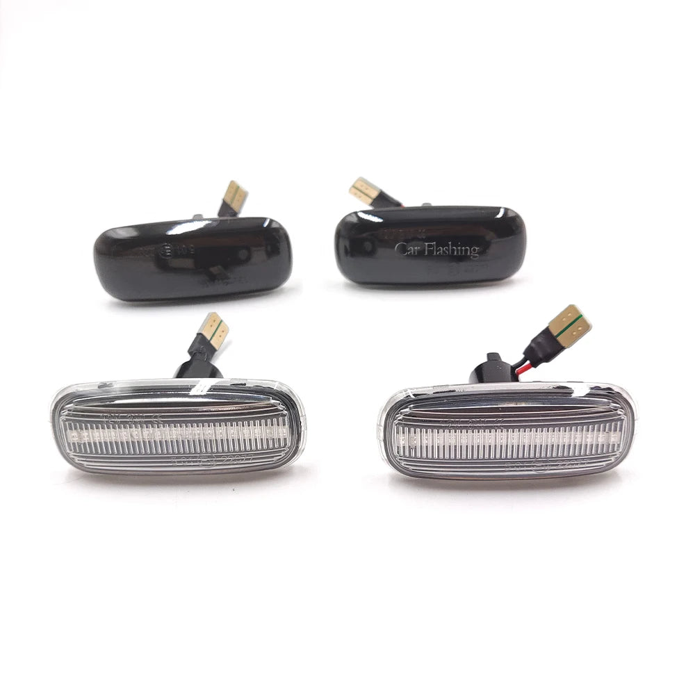1 Set for Audi A3 S3 8L 2000-2003 A8 D2 1999-2002 TT 8N 2000-2006 LED Dynamic Side Marker Turn Signal Lights Indicator Lamps