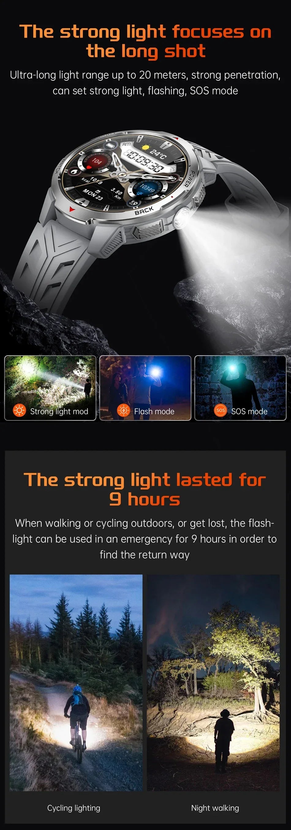 New T-Rex3 Pro 1100mAh Battery Smart Watch Men Compass 5ATM Waterproof Bluetooth Call Heart Rate Sports Run tracker Smartwatch