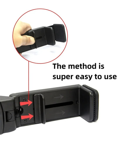 Airplane Phone Holder Portable Foldable Desktop Mobile Phone Stand Rotatable Selfie Holding Live Train Seat Clip Lazy Bracket
