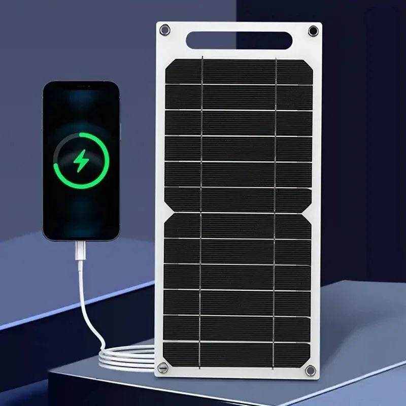 Solar Panel 30W USB Type-C Waterproof Outdoor Hiking Camping Portable Battery Mobile Phone Charging Bank Charging Panel 5V